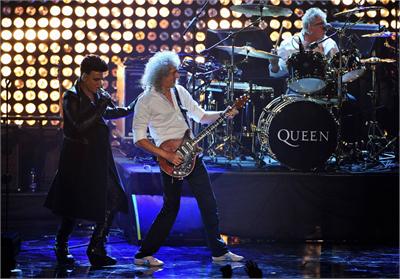 Queen en Adam Lambert in Moskou