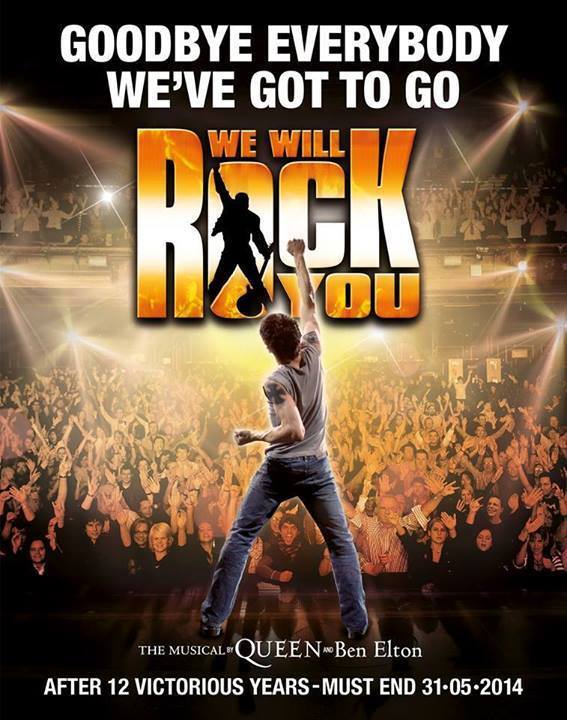 We Will Rock You Londen stopt!